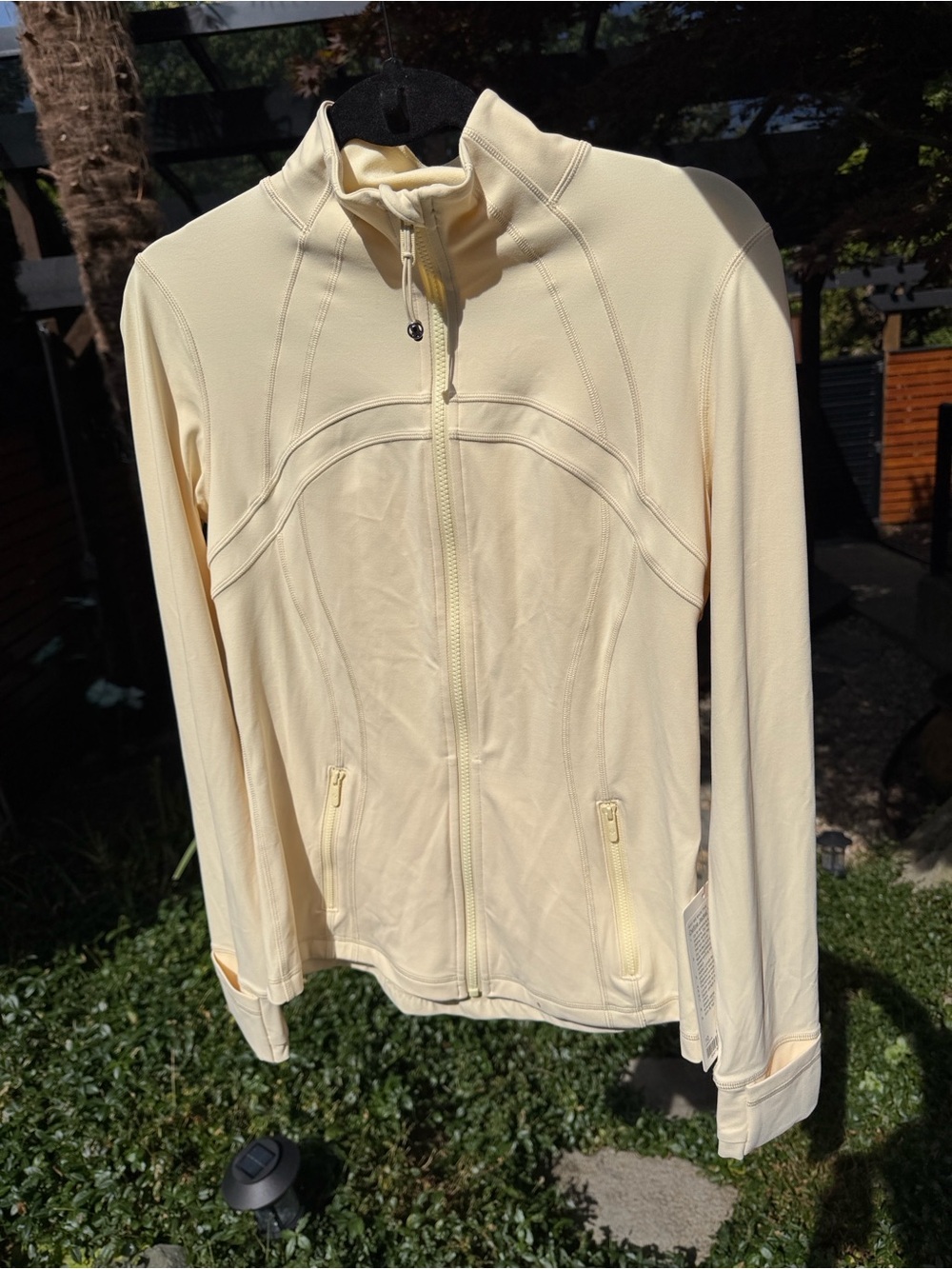 Lululemon Define Jacket in Butter Cream Yellow